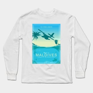 Visit The Maldives Long Sleeve T-Shirt